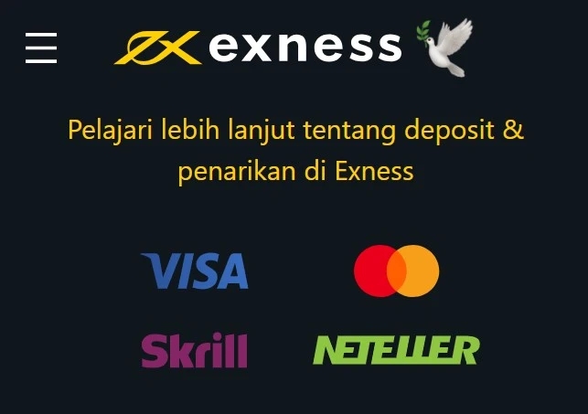 Lakukan Deposit Pertama Anda di Exness